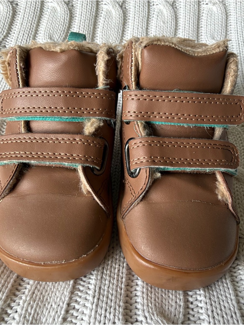 Ten Little Furry High Tops Sneakers First Walkers 4.5 Toddler Shoes Baby Shoes - Picture 2 of 8